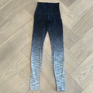 Lululemon Wunder Under Ombré High Waisted Leggings Size 6